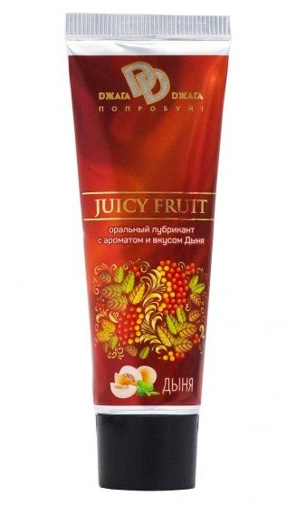 Интимный съедобный лубрикант JUICY FRUIT с ароматом дыни - 30 мл. - БиоМед - купить с доставкой в Новом Уренгое