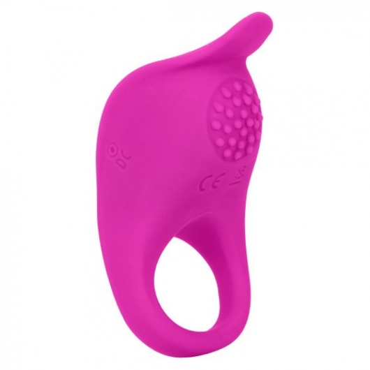 Ярко-розовое эрекционное виброкольцо Silicone Rechargeable Teasing Enhancer - California Exotic Novelties - в Новом Уренгое купить с доставкой