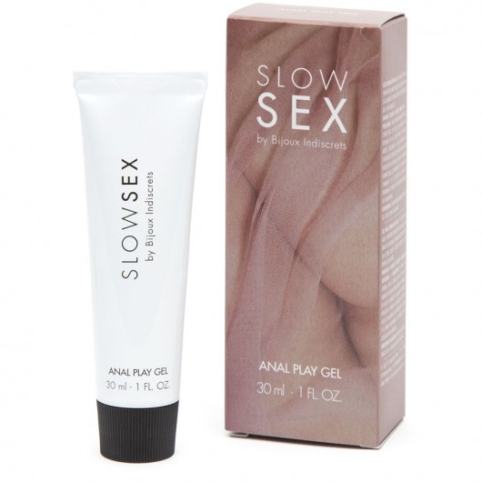 Лубрикант на водной основе Slow Sex Anal Play Gel - 30 мл. - Bijoux Indiscrets - купить с доставкой в Новом Уренгое