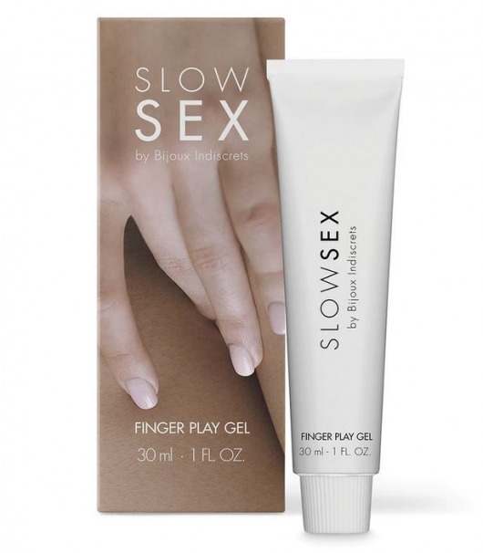 Гель для мастурбации с ароматом кокоса Slow Sex Finger Play Gel - 30 мл. - Bijoux Indiscrets - купить с доставкой в Новом Уренгое