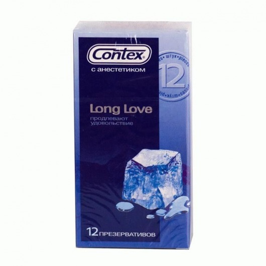 Презервативы с продлевающей смазкой Contex Long Love - 12 шт. - Contex - купить с доставкой в Новом Уренгое