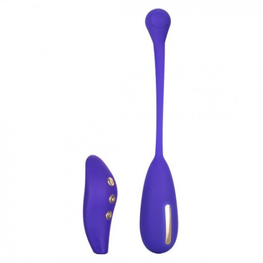 Фиолетовый шарик с электростимуляцией и вибрацией Intimate E-Stimulator Remote Kegel Exerciser - California Exotic Novelties - купить с доставкой в Новом Уренгое