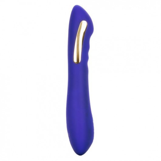 Фиолетовый вибратор с электростимуляцией Intimate E-Stimulator Petite Wand - 18,5 см. - California Exotic Novelties - купить с доставкой в Новом Уренгое