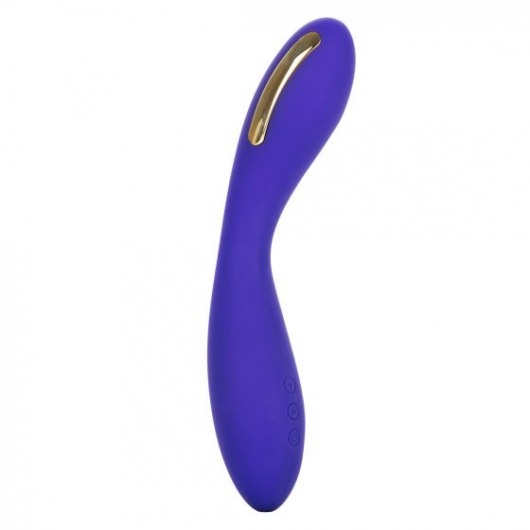 Фиолетовый вибратор с электростимуляцией Intimate E-Stimulator Wand - 21,5 см. - California Exotic Novelties - купить с доставкой в Новом Уренгое