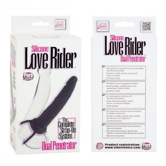 Насадка на пенис Silicone Love Rider Dual Penetrator для двойного проникновения - 14 см. - California Exotic Novelties - в Новом Уренгое купить с доставкой