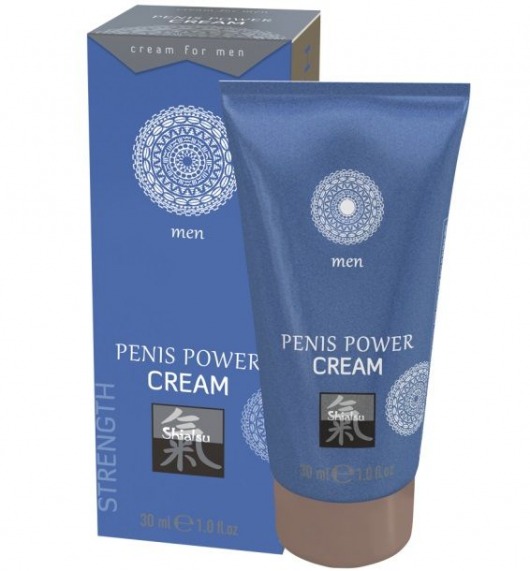 Возбуждающий крем для мужчин Penis Power Cream - 30 мл. - Shiatsu - купить с доставкой в Новом Уренгое