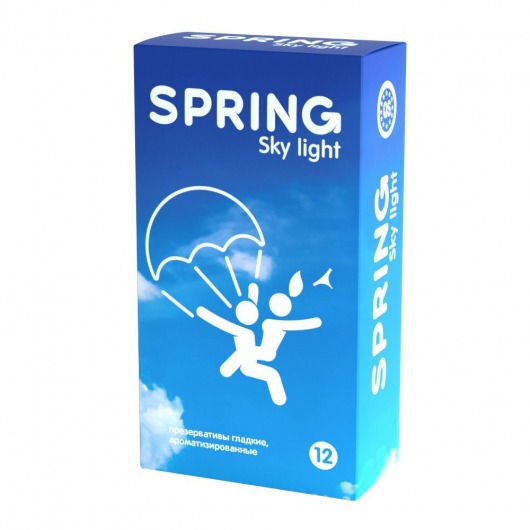 Ультратонкие презервативы SPRING SKY LIGHT - 12 шт. - SPRING - купить с доставкой в Новом Уренгое