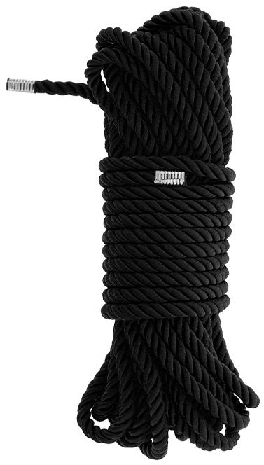 Черная веревка для бондажа BONDAGE ROPE - 10 м. - Dream Toys - купить с доставкой в Новом Уренгое