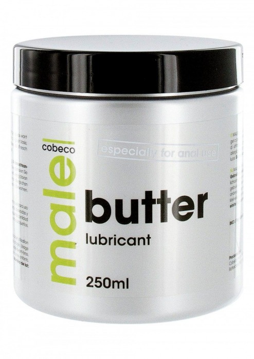 Анальный лубрикант MALE Cobeco Butter Lubricant - 250 мл. - Cobeco - купить с доставкой в Новом Уренгое