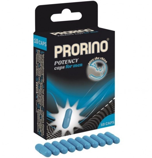 БАД для мужчин ero black line PRORINO Potency Caps for men - 10 капсул - Ero - купить с доставкой в Новом Уренгое