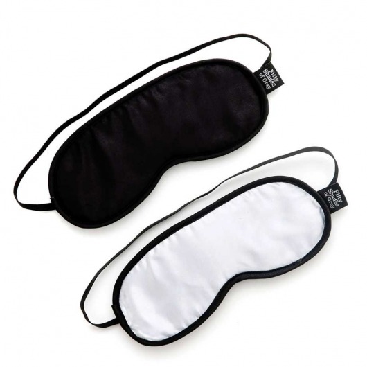 Набор из двух масок на глаза Soft Blindfold Twin Pack - Fifty Shades of Grey - купить с доставкой в Новом Уренгое