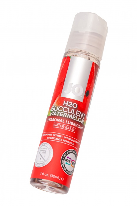 Лубрикант с ароматом арбуза JO Flavored Watermelon - 30 мл. - System JO - купить с доставкой в Новом Уренгое
