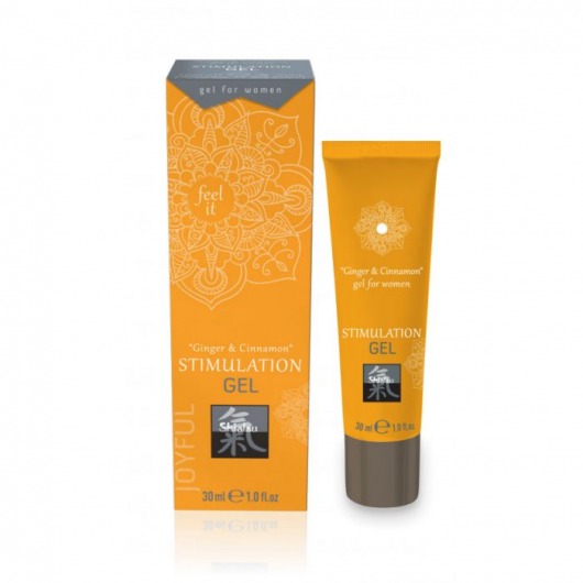 Возбуждающий интимный гель STIMULATION GEL Ginger   Cinnamon - 30 мл. - Shiatsu - купить с доставкой в Новом Уренгое