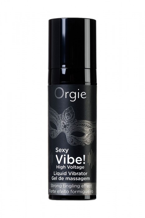 Гель для массажа ORGIE Sexy Vibe High Voltage с эффектом вибрации - 15 мл. - ORGIE - купить с доставкой в Новом Уренгое