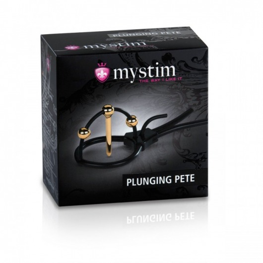 Утяжка под головку для электростимулятора Plunging Pete - MyStim - купить с доставкой в Новом Уренгое