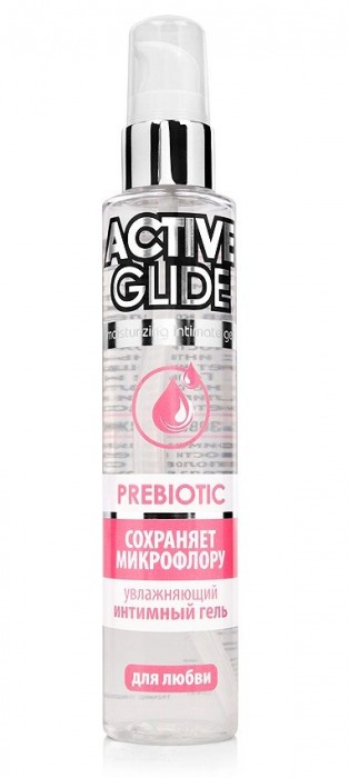 Увлажняющий интимный гель Active Glide Prebiotic - 100 гр. - Биоритм - купить с доставкой в Новом Уренгое