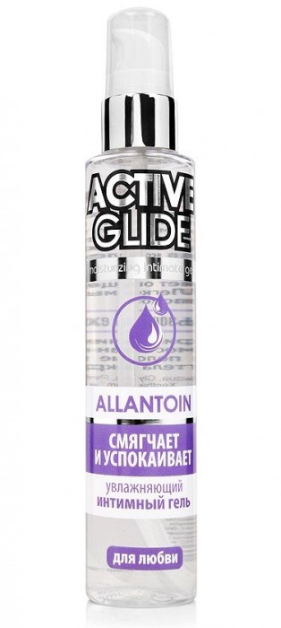 Увлажняющий интимный гель Active Glide Allantoin - 100 гр. - Биоритм - купить с доставкой в Новом Уренгое