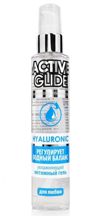 Увлажняющий интимный гель Active Glide Hyaluronic - 100 гр. - Биоритм - купить с доставкой в Новом Уренгое