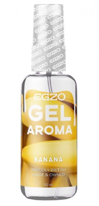 Интимный лубрикант EGZO AROMA с ароматом банана - 50 мл. - EGZO - купить с доставкой в Новом Уренгое