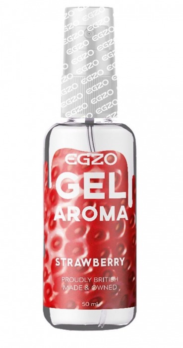 Интимный лубрикант EGZO AROMA с ароматом клубники - 50 мл. - EGZO - купить с доставкой в Новом Уренгое