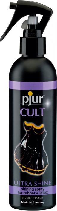 Спрей для ухода за одеждой из латекса pjur CULT Ultra Shine - 250 мл. - Pjur - купить с доставкой в Новом Уренгое