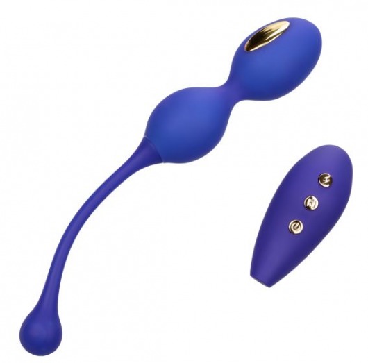 Фиолетовые виброшарики с электростимуляцией Impulse Intimate E-Stimulator Dual Kegel - California Exotic Novelties - купить с доставкой в Новом Уренгое