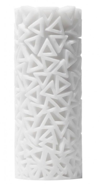 Белый 3D мастурбатор PILE - Tenga - в Новом Уренгое купить с доставкой