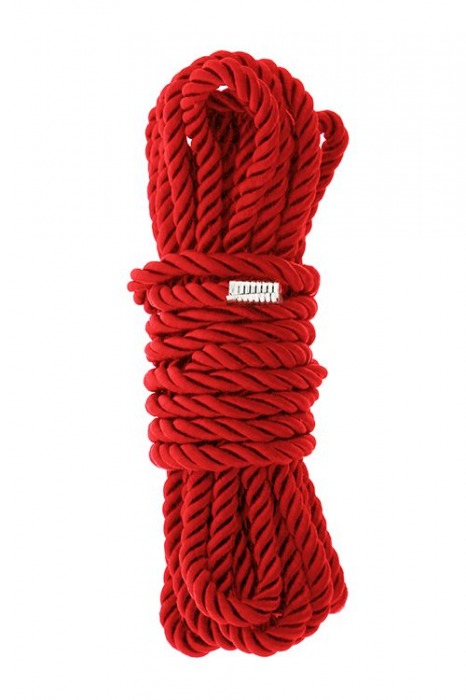 Красная веревка для шибари DELUXE BONDAGE ROPE - 5 м. - Dream Toys - купить с доставкой в Новом Уренгое