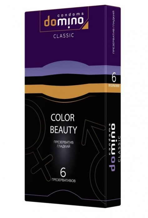 Разноцветные презервативы DOMINO Colour Beauty - 6 шт. - Domino - купить с доставкой в Новом Уренгое