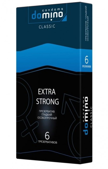 Суперпрочные презервативы DOMINO Extra Strong - 6 шт. - Domino - купить с доставкой в Новом Уренгое