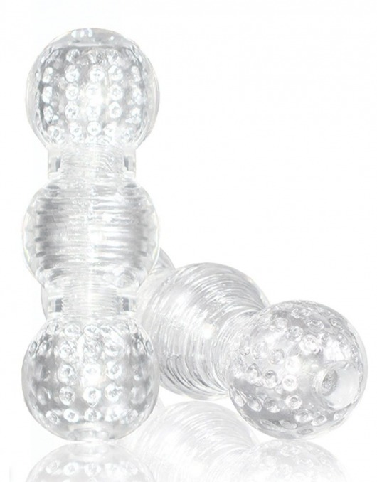 Прозрачный фигурный мастурбатор Master Stroker - Blush Novelties - в Новом Уренгое купить с доставкой