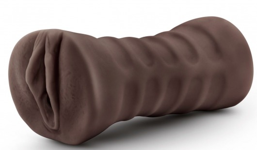 Коричневый мастурбатор-вагина Hot Chocolate Brianna - Blush Novelties - в Новом Уренгое купить с доставкой