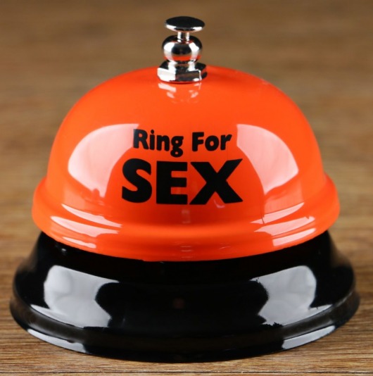 Настольный звонок RING FOR SEX - Сима-Ленд - купить с доставкой в Новом Уренгое