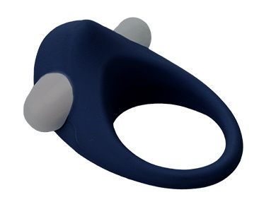 Гладкое синее эрекционное виброкольцо STIMU RING - Dream Toys - в Новом Уренгое купить с доставкой