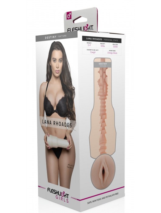 Мастурбатор-вагина Fleshlight Girls - Lana Rhoades Destiny - Fleshlight - в Новом Уренгое купить с доставкой