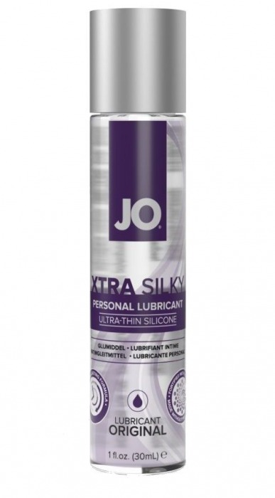 Лубрикант на силиконовой основе JO Xtra Silky - 30 мл. - System JO - купить с доставкой в Новом Уренгое