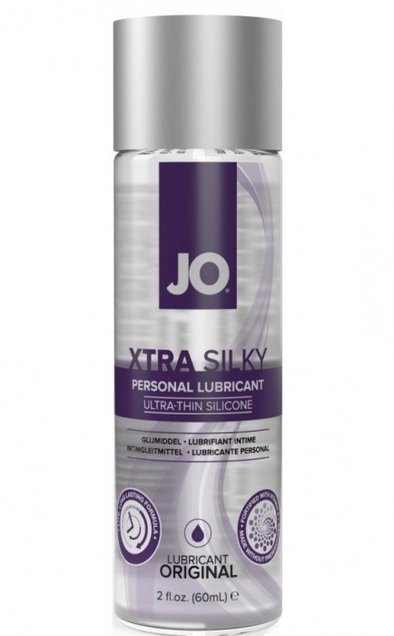 Лубрикант на силиконовой основе JO Xtra Silky - 60 мл. - System JO - купить с доставкой в Новом Уренгое