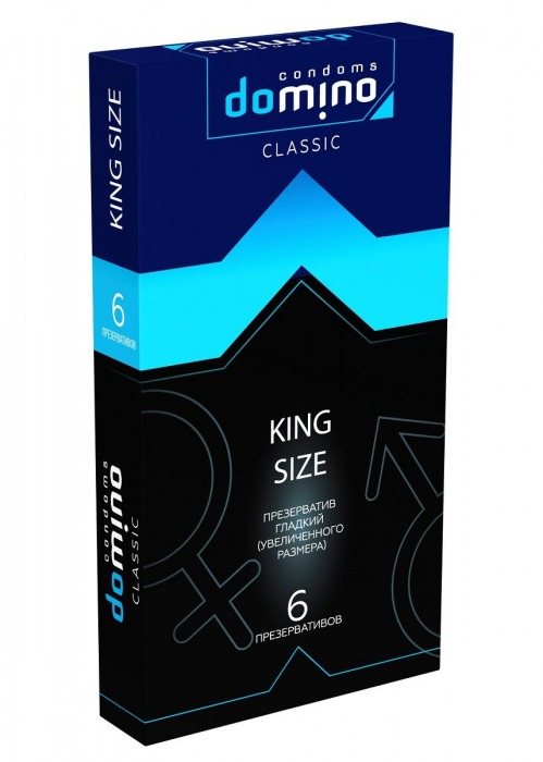 Презервативы увеличенного размера DOMINO Classic King size - 6 шт. - Domino - купить с доставкой в Новом Уренгое