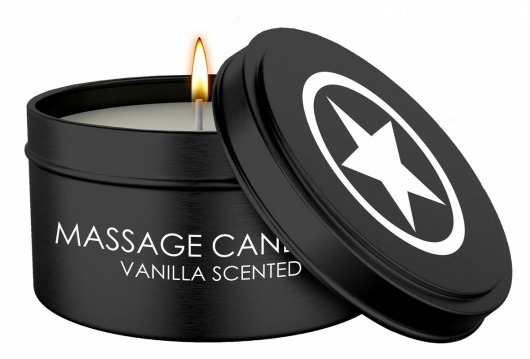 Массажная свеча с ароматом ванили Massage Candle - Shots Media BV - купить с доставкой в Новом Уренгое