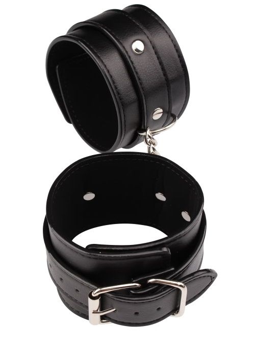 Черные оковы Classic Ankle Cuffs - Chisa - купить с доставкой в Новом Уренгое