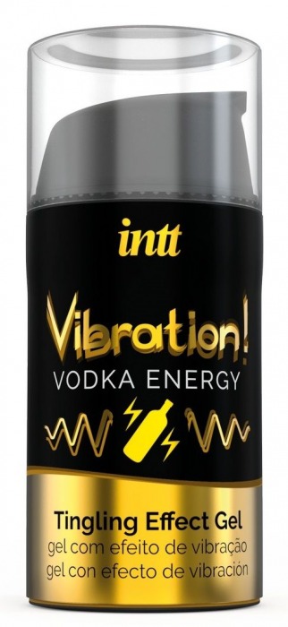 Жидкий интимный гель с эффектом вибрации Vibration! Vodka Energy - 15 мл. - INTT - купить с доставкой в Новом Уренгое