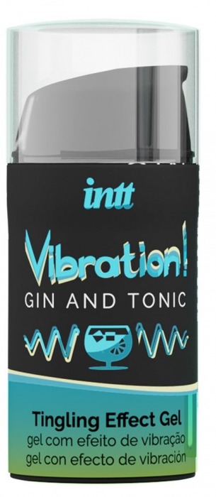 Жидкий интимный гель с эффектом вибрации Vibration! Gin   Tonic - 15 мл. - INTT - купить с доставкой в Новом Уренгое