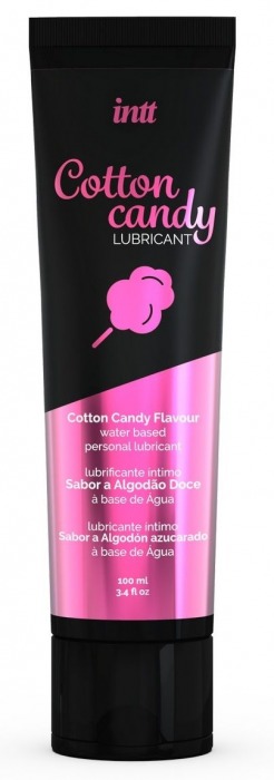 Интимный гель на водной основе Cotton Candy Lubricant - 100 мл. - INTT - купить с доставкой в Новом Уренгое