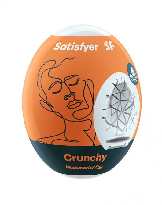 Мастурбатор-яйцо Satisfyer Crunchy Mini Masturbator - Satisfyer - в Новом Уренгое купить с доставкой