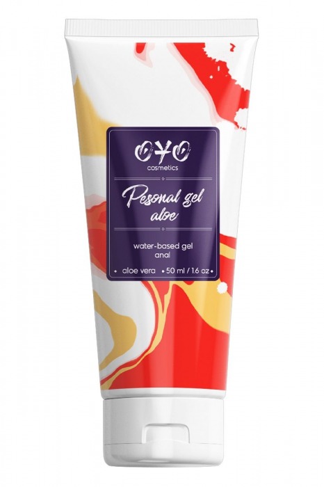 Анальная смазка на водной основе OYO Personal Gel Aloe - 50 мл. - OYO - купить с доставкой в Новом Уренгое