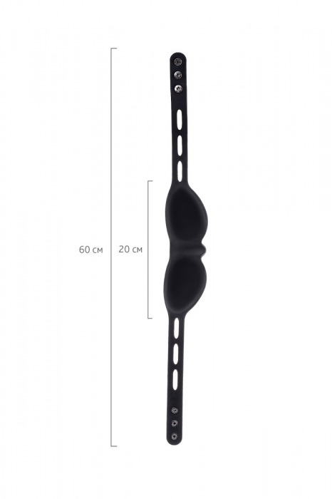 Черная плотная силиконовая маска - ToyFa - купить с доставкой в Новом Уренгое