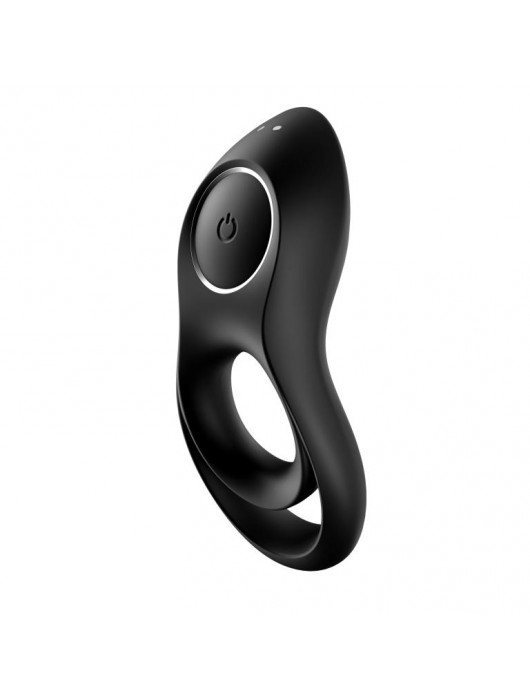 Черное эрекционное виброкольцо Legendary Duo - Satisfyer - в Новом Уренгое купить с доставкой