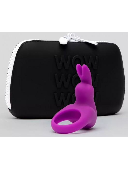 Фиолетовое эрекционное виброкольцо Happy Rabbit Cock Ring Kit - Happy Rabbit - в Новом Уренгое купить с доставкой