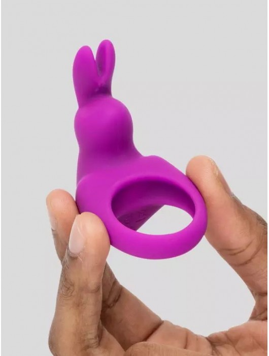 Фиолетовое эрекционное виброкольцо Happy Rabbit Cock Ring Kit - Happy Rabbit - в Новом Уренгое купить с доставкой
