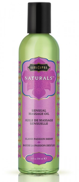 Массажное масло Naturals Island Passion Berry с ароматом тропических фруктов - 236 мл. - Kama Sutra - купить с доставкой в Новом Уренгое
